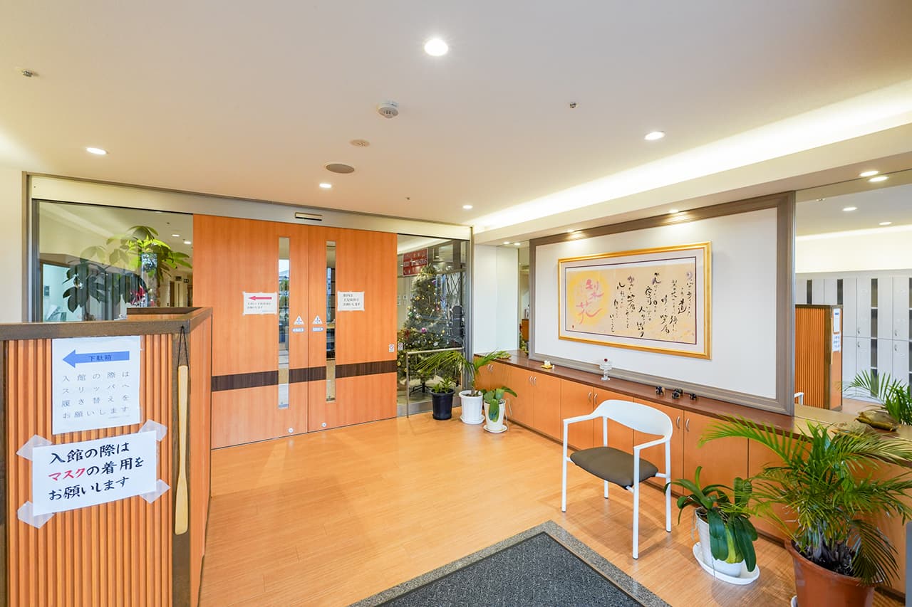 特別養護老人ホーム梨花のエントランス