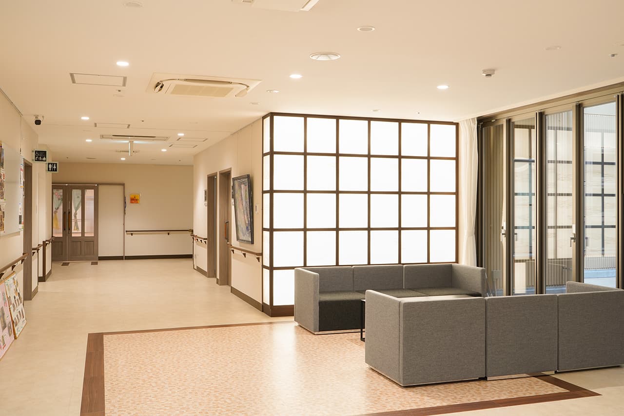 特別養護老人ホーム梨花のエントランス