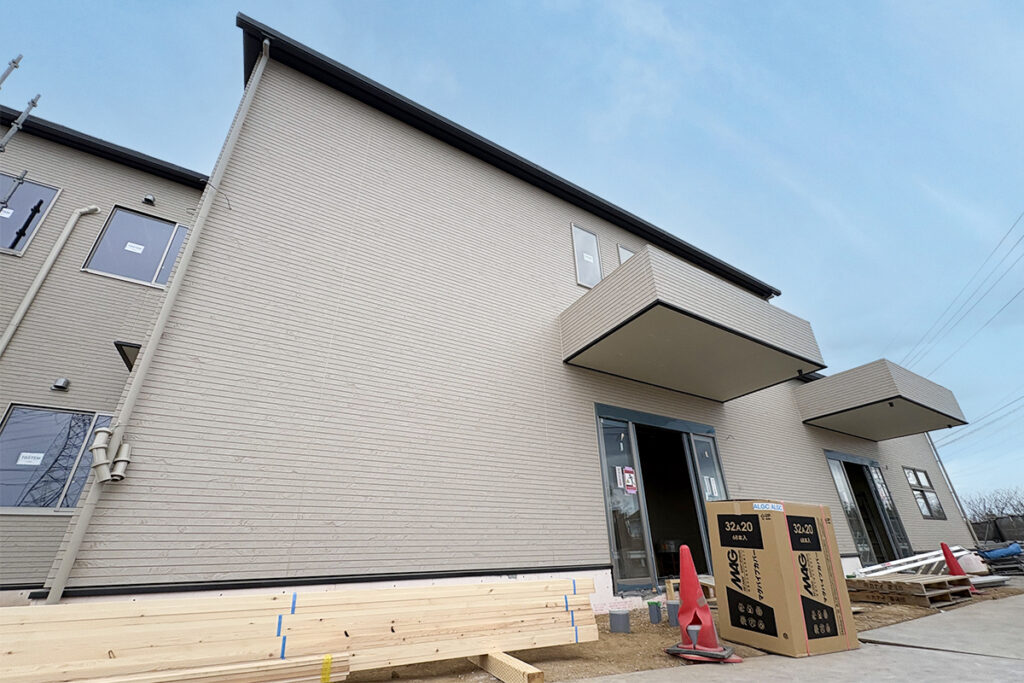 グループホーム梨花・小規模多機能居宅介護梨花 建設途中